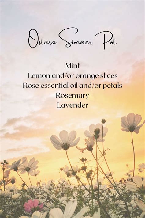 Ostara Simmer Pot Celebrate Ostara And The Spring Equinox Spring