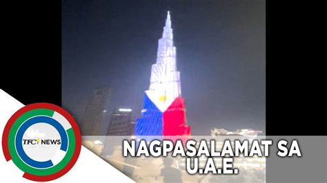 Malapit Na Relasyon Ng Pilipinas At Uae Naipakita Sa Paggunita Ng Ph