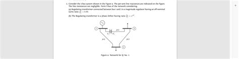 Solved Consider The 3 Bus System Shown In The Figure 4 The