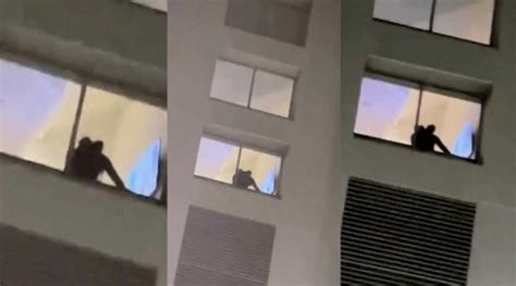 Couple Caught Having S3x By Their Window Side As Passersby Watch Video