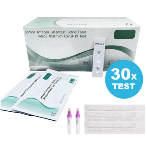 Corona Schnelltest Antigen Nasal Nasen Laien Selbsttest Covid Corona