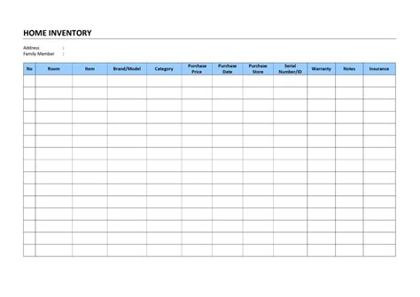 Firearms Inventory Spreadsheet — db-excel.com