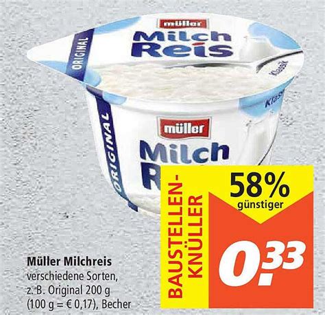 M Ller Milchreis Angebot Bei Marktkauf Prospekte De