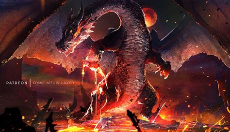 The Black Dragon Fatalis By Aeflus On DeviantArt Monster Hunter Art