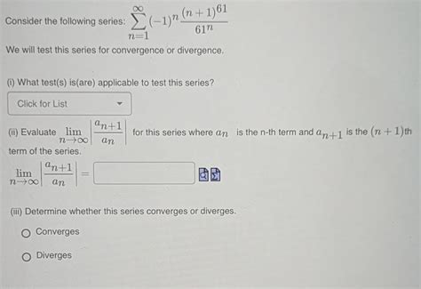 Solved Consider The Following Series Chegg