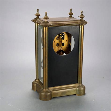 Antique Ansonia Crystal Regulator Mantle Clock Circa 1900 At 1stdibs Ansonia Mantle Clock