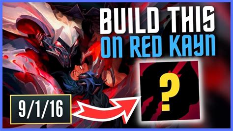 If You Build THIS ITEM Red Kayn Is Still BROKEN YouTube