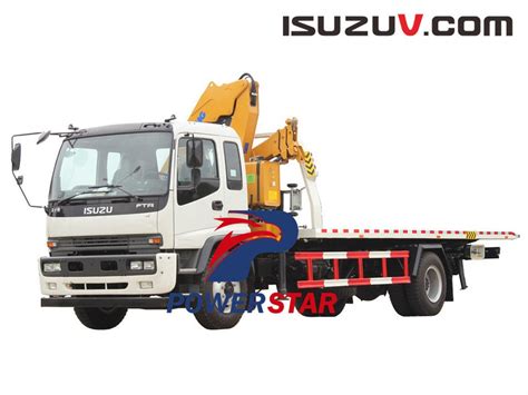 Best Isuzu Ftr Flatbed Wrecker With Crane Manufacturers Suppliers