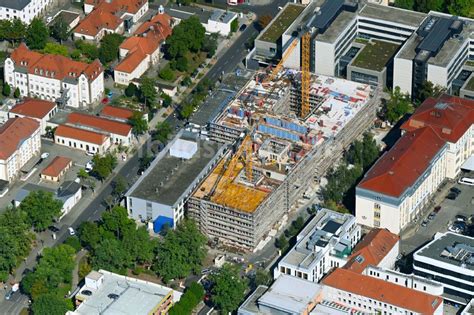 Dresden Aus Der Vogelperspektive Baustelle F R Einen Erweiterungs