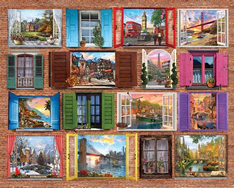 Windows To The World 1000 Pieces Springbok Puzzle Warehouse