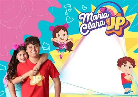 Moldura Maria E JP PNG Imagem Legal Festa Infantil Da Minnie