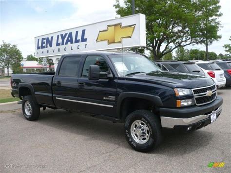 2007 Dark Blue Metallic Chevrolet Silverado 2500hd Classic Lt Crew Cab 4x4 30935616 Gtcarlot