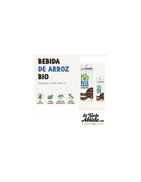 X Bebida De Arroz Con Cacao Bio Ml The Bridge La Tienda De La