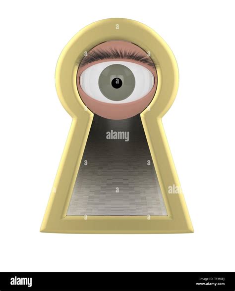 Looking Through A Keyhole Hi Res Stock Photography And Images Alamy