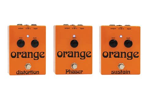 Orange Phaser Sustain And Distortion Guitar Pedal Review Premier Guitar