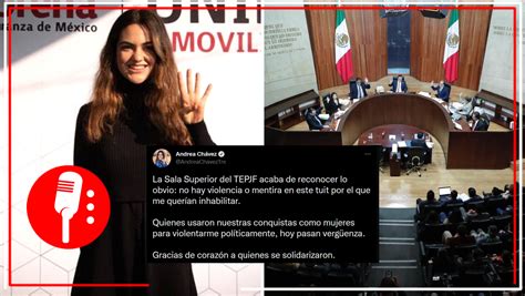 Tepjf Determinó Que No Hay Violencia Política De Género Por Tuit Andrea