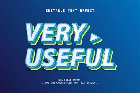 Premium Vector 3d Modern Style Text Effect Editable Text