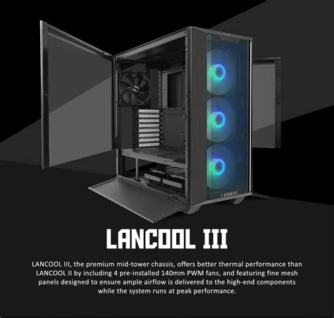 LIAN LI Lancool III RGB Black Computer Case - Newegg.com