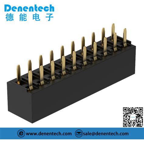 Denentech Low Price Mm Female Header H Mm Dual Row Straight