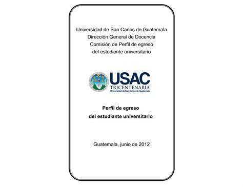 PDF Perfil De Egreso USAC DOKUMEN TIPS