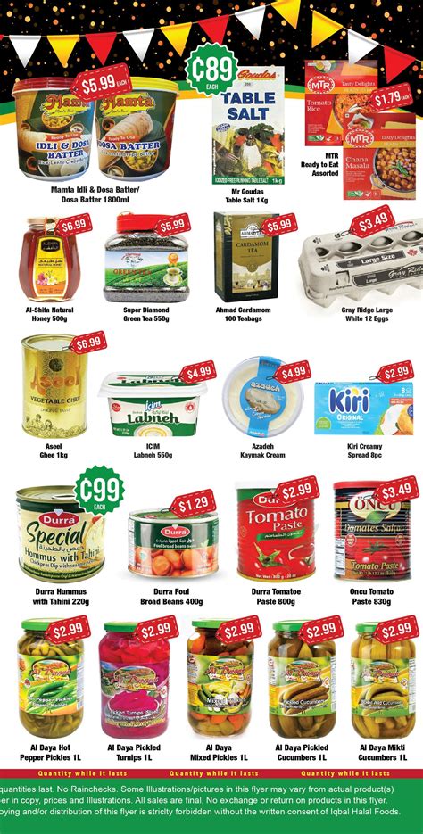 Iqbal Foods North York Flyer October To November