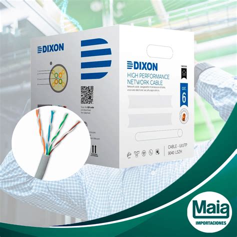 CABLE U UTP CAT6 DIXON COD 9040 MAIA IMPORTACIONES