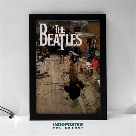 Jual Poster The Beatles Rooftop Concert A X Cm Shopee Indonesia