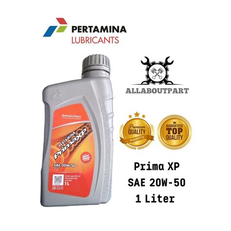 Jual Oli Mesin Pertamina Prima Xp W Liter Oli Mesin Oli