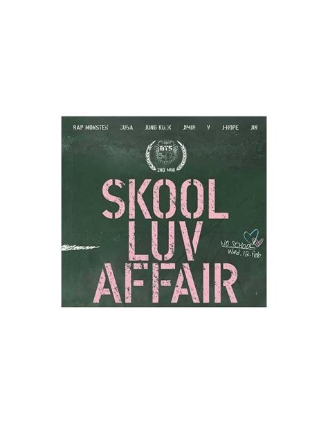 Bts 2nd Mini Album Skool Luv Affair Cd Booklet Photocards