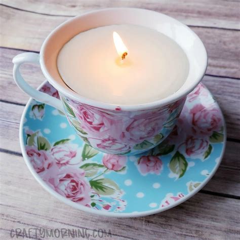 DIY Tea Cup Candle | Teacup candles, Tea diy, Tea cup candles diy