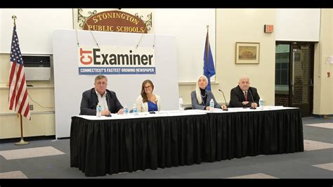 Ct Exam Stonington First Selectman Debate 10 24 23 Mp4 Youtube