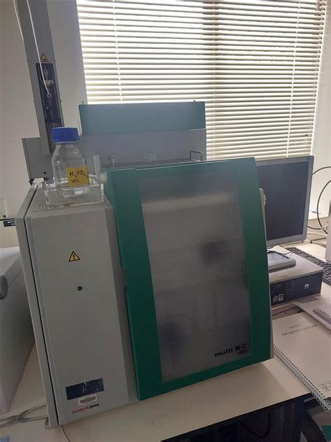 Analytik Jena Multi N C 2100 S TOC TNb Analyser Solid To Liquid