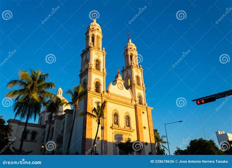 Culiacan, Sinaloa, Mexico - January 19 2019: Famous Cathedral Basilica ...