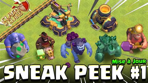 Sneak Peak 1 Mise à Jour Automne Troupes And Défenses Clash Of Clans Youtube