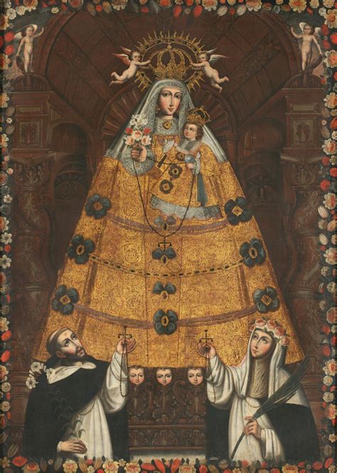 Nuestra Señora del Rosario junto a Santo Domingo y Santa Rosa Mi vida