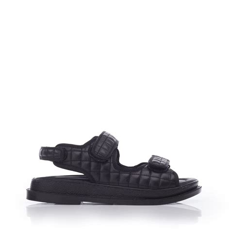 B Layton Black Leather Sandals From Moda In Pelle UK