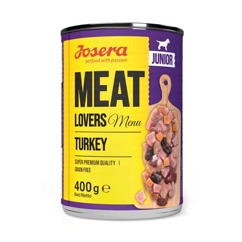 Josera Meat Lovers Junior Pure Indyk Mokra Karma Dla Psa Puszka G