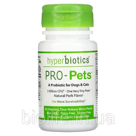 Купить Hyperbiotics, Pro-Pets, пробиотики для собак и кошек ...