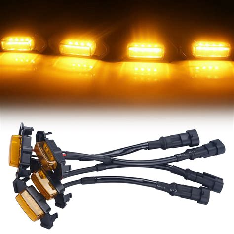 X For Toyota Tacoma Trd Pro Raptor Style Amber Lens Led