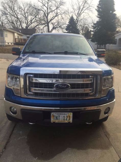 2013 Ford F 150 Xlt Supercrew F 150 Blue