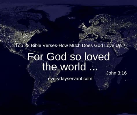 Top 23 Bible Verses How Much Does God Love Us Everyday Servant