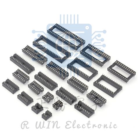 正勝電子IC腳座 IC座 插板IC腳座 方孔 寬版IC座 6 8 14 16 18 20 24 28 32 40P 蝦皮購物