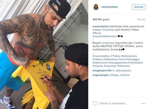 Que Dios Me Bendiga El Nuevo Tatuaje De Neymar