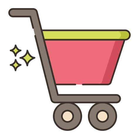 Icono De Carrito De Compras Flaticons Lineal Color