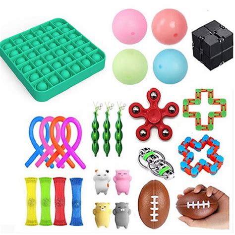 Dropshipping Fidget Toys Pack 20 23 24 27pcs Sensory Toy Set Antistress