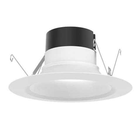 Juno Contractor Select 6 In Selectable Cct Integrated Led White Smooth Recessed Light Trim