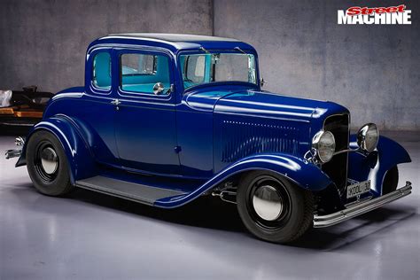 BLOWN FLATHEAD POWERED 1932 FORD FIVE WINDOW COUPE KOOL 32