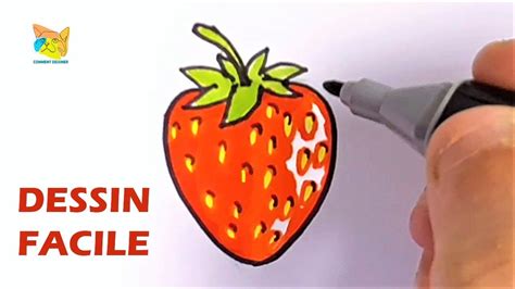 comment dessiner une fraise facile étape par étape YouTube