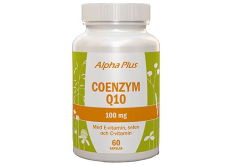 Alpha Plus Coenzym Q10 100mg 60 Kapslar