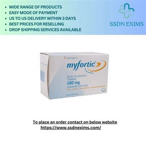 Myfortic 180mg Tablet At Rs 400stripe In Nagpur Id 2852506686362